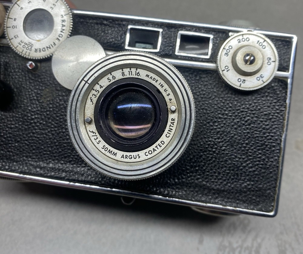 Vintage Argus C3 Rangefinder Film Camera ~ Untested