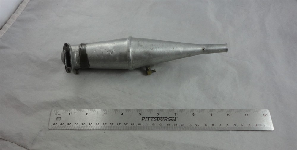 Radio Controlled Airplane Nitro Engine Tuned Pipe (10" long)