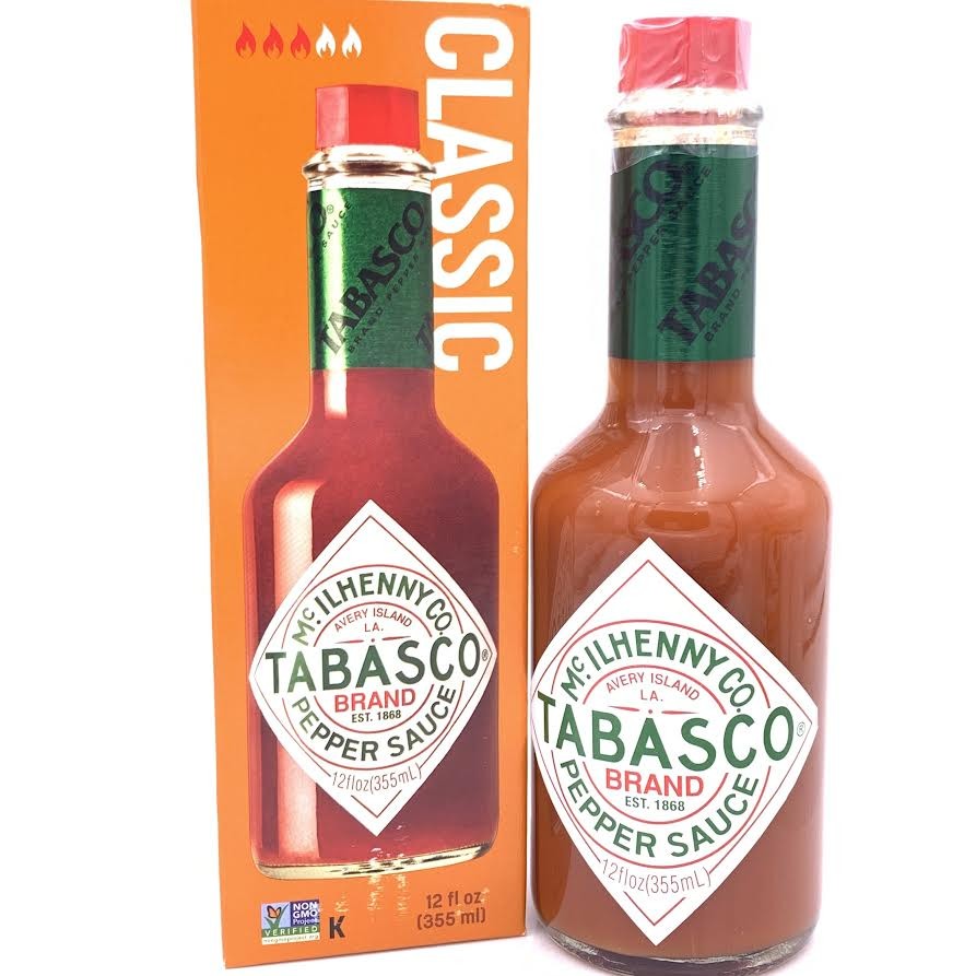 Tabasco Pepper Sauce-Original Flavor 12oz/355ml