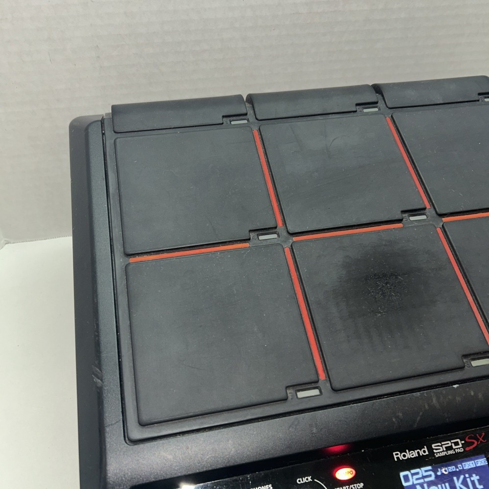 Roland SPD-SX Drum Sampling Pad With AC Power Adapter Percussion Pad READ
