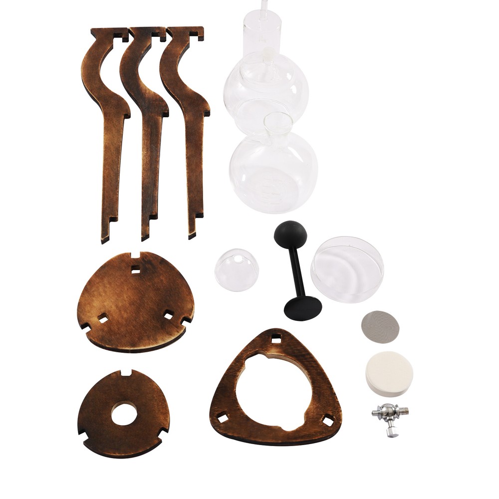 Iced Coffee Cold Brew Drip Tower Coffee Maker Ice Coffee Machine (Brown)