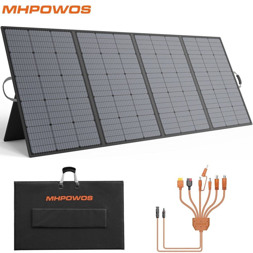 400 Watt Solar Panel kit Foldable for BLUETTI AC70 AC180 Portable Powerstation