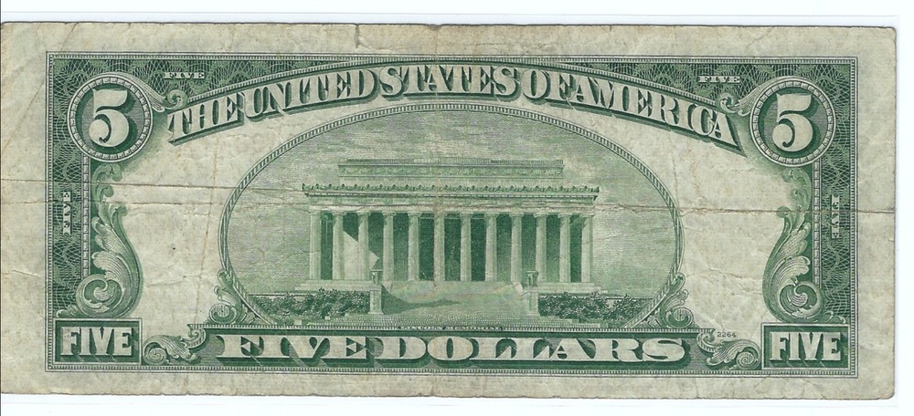 1953 A $5 UNITED STATES NOTE