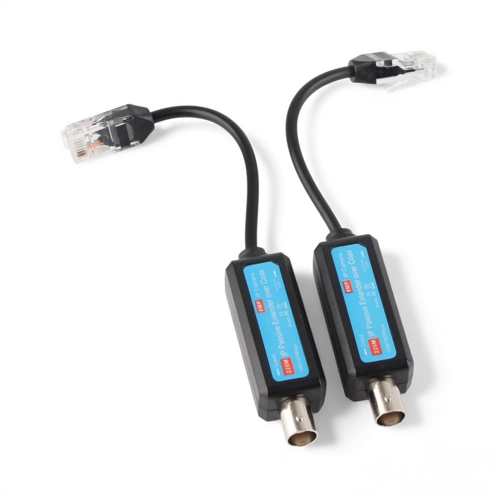 1Pair 10/100Mbps 1CH Passive IP Network Coaxial Transmitter Receiver