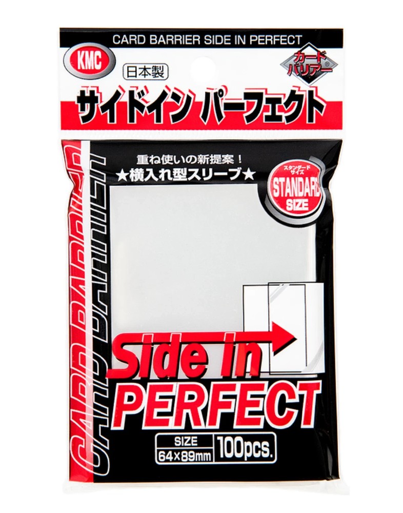 KMC Sleeves CLEAR Sideload Inner Standard SIDE IN PERFECT 64x89 (100 Count Pack)