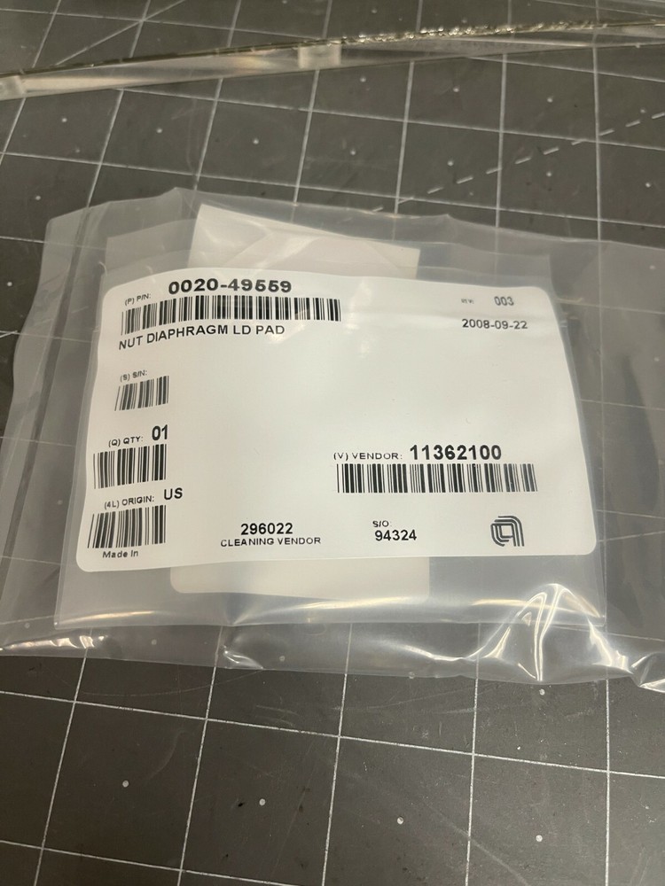 Applied Materials (AMAT) 0020-49559 NUT DIAPHRAGM LD PAD CONDITIONER
