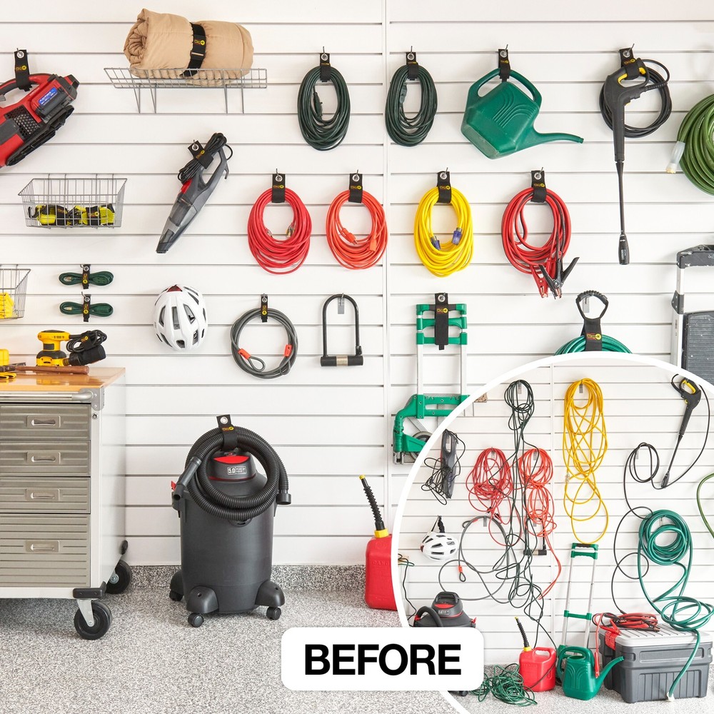 Heavy-Duty and Easy-Carry Wrap-It Storage Straps Assorted 9 Pack