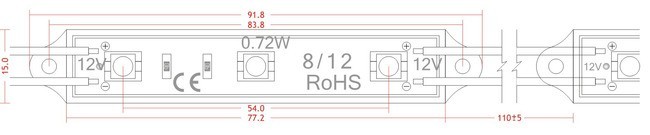 Signworld LED Sign Module (Yellow)
