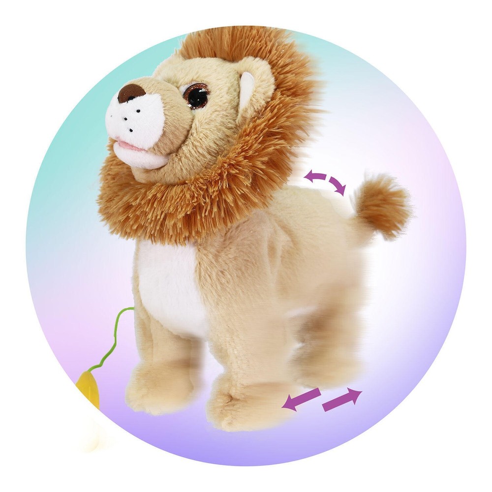 MEMBERS MARK WALKING & DANCING PLUSH, LION *DISTRESSED PKG