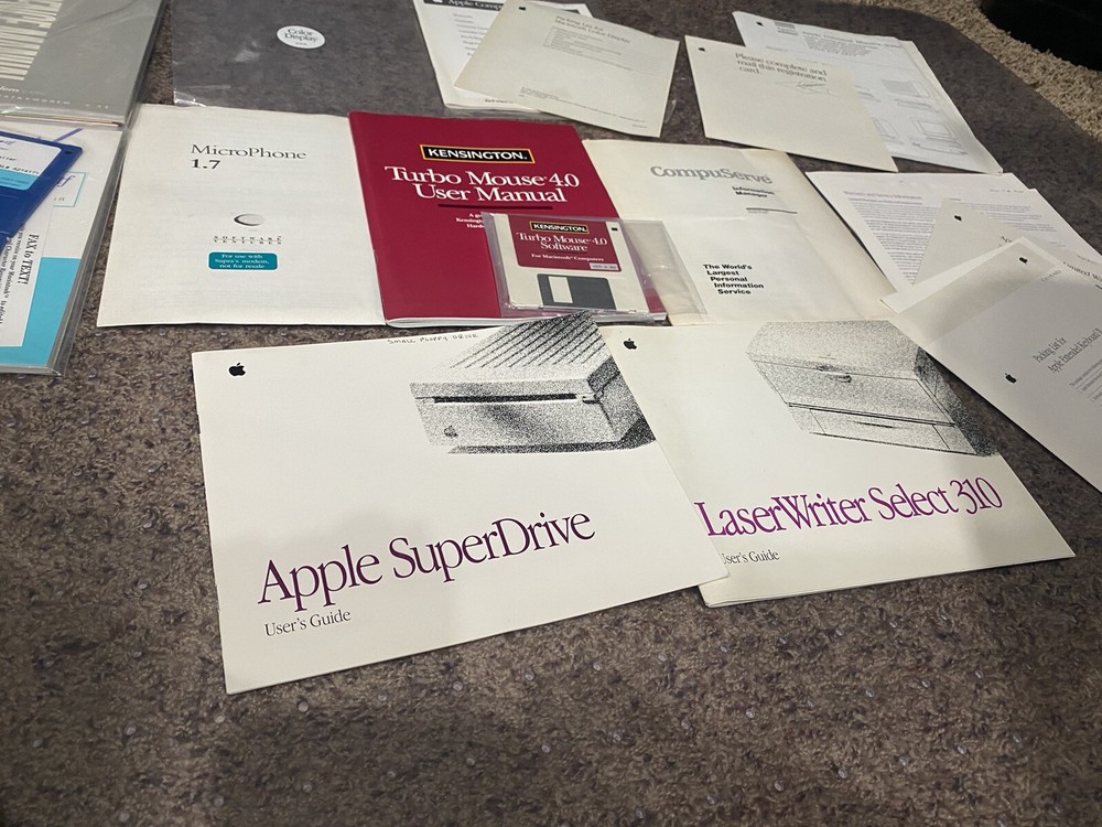 Vintage Computer & Apple Computer Macintosh Guides manuals Floppy Disks
