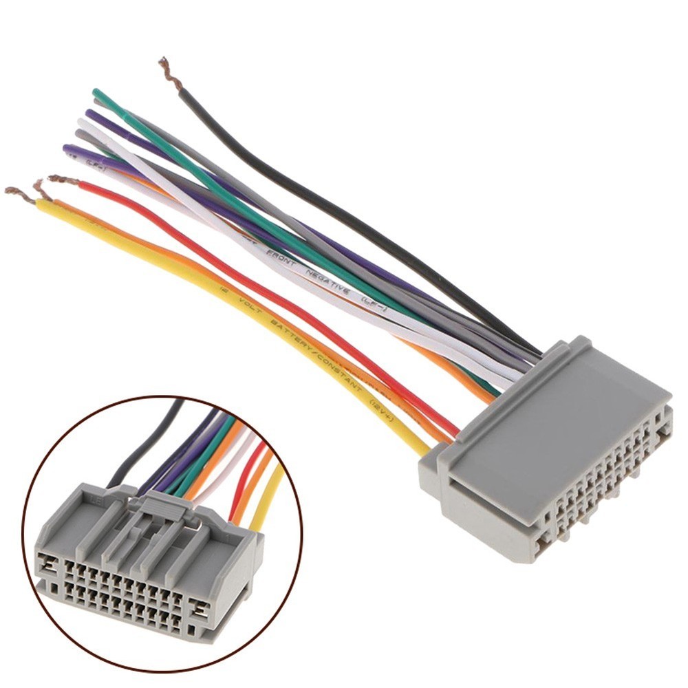 Efficient Car Audio Stereo Wiring Harness Adapter for Jeep ABS Material