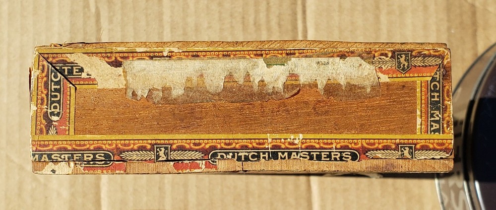 Hersheys Tin Dutch Masters Cigar Box Edson Record Container Vintage Misc Lot