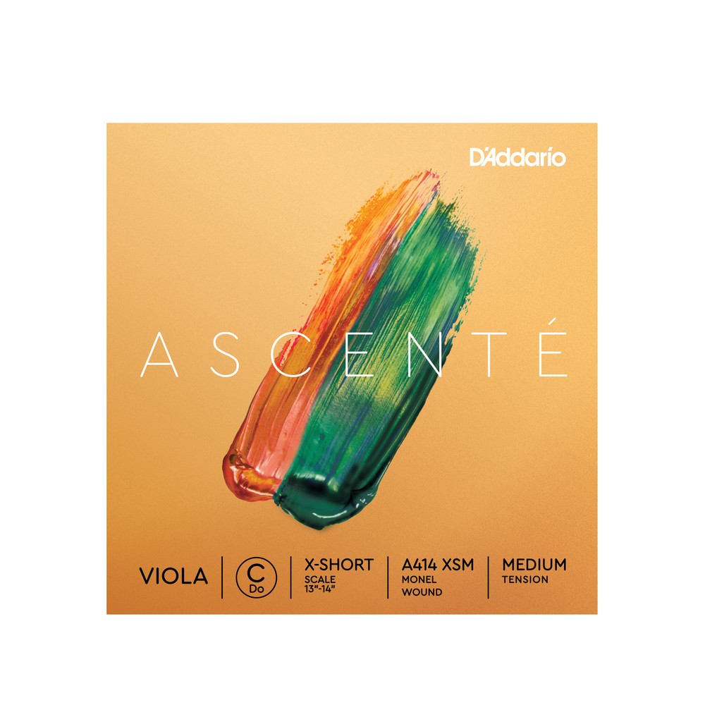 D'Addario Ascenté Viola C String, Extra-Short Scale, Medium Tension