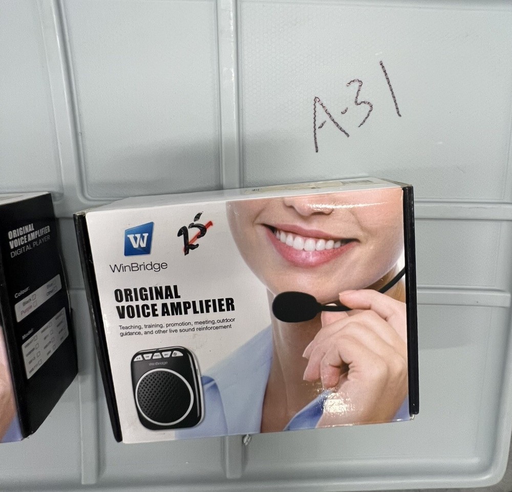 Inter Technologies Original Voice Amplifier w/ Headset Microphone Teaching New 2