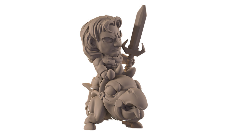 Capsule Chibi - Axe Battler