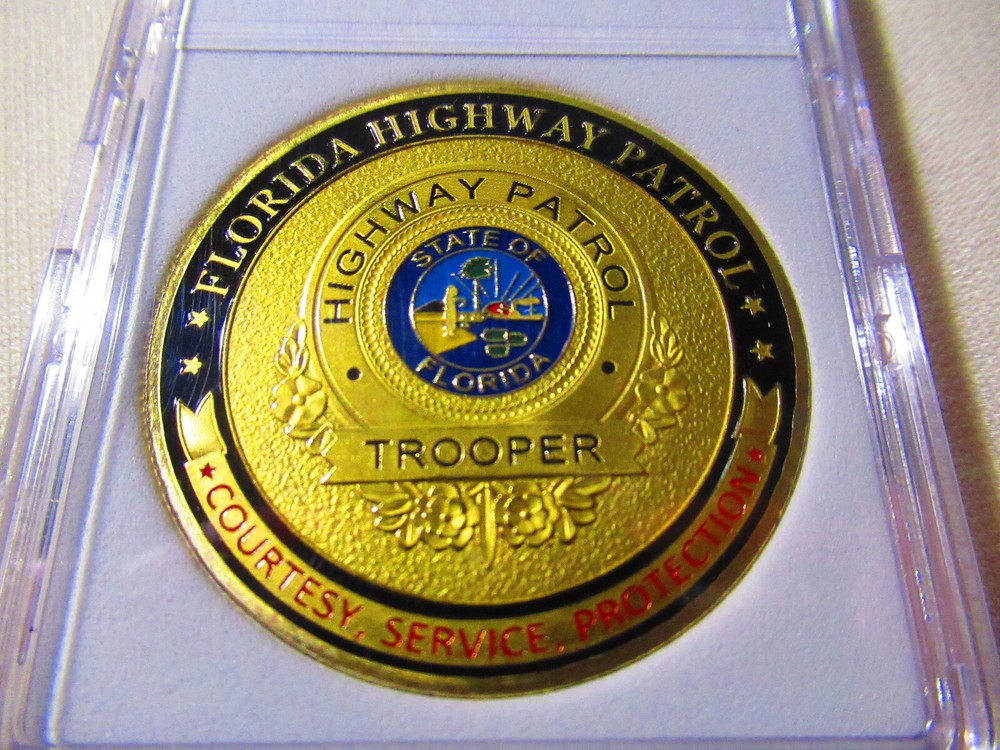 FLORIDA HIGHWAY PATROL Challenge Coin