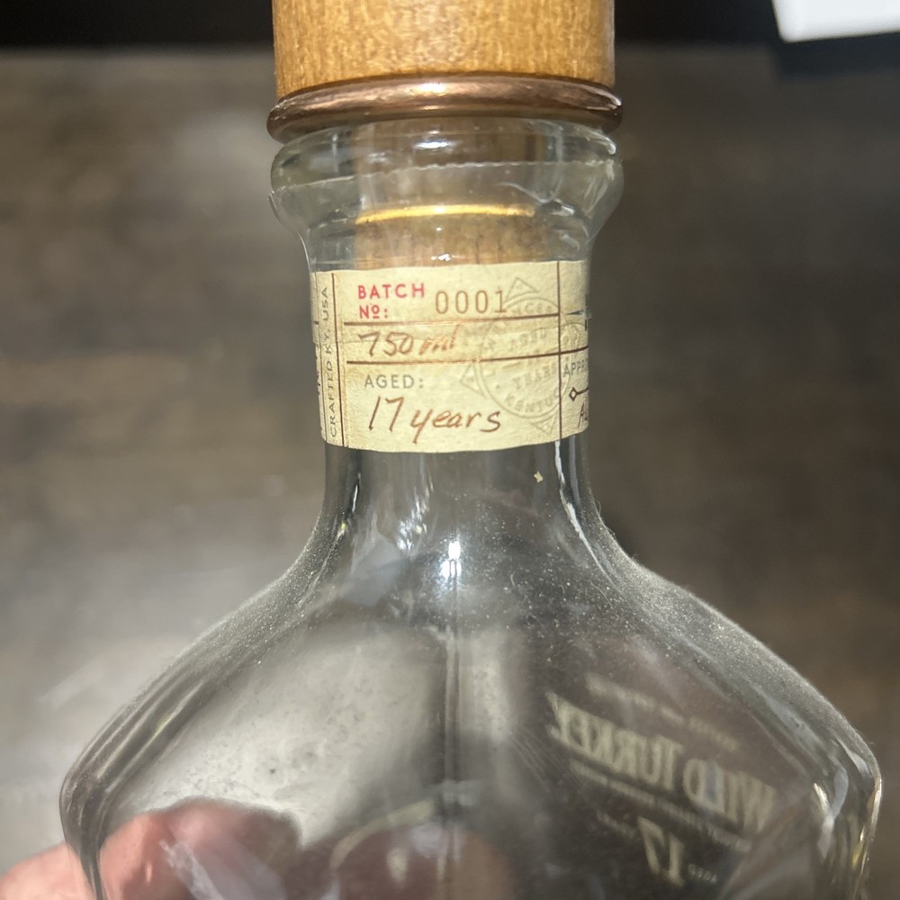 Wild Turkey Masters Keep 17 year batch 1 Unrinsed pappy van winkle