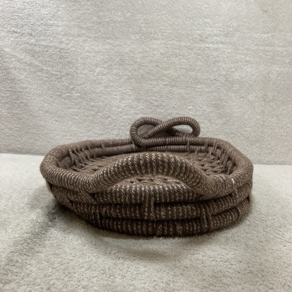 Handmade Coiled Oval Tray