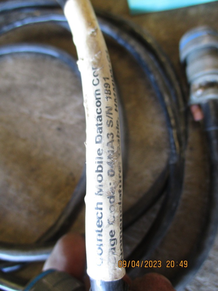 Used Comtech Mobile Datacom HMMWV C1 Cable, for HMMWV