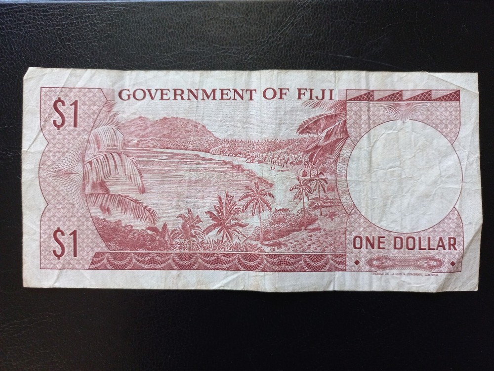 Fiji 1 Dollar, 1971, C.A. Stinson (P-65b)