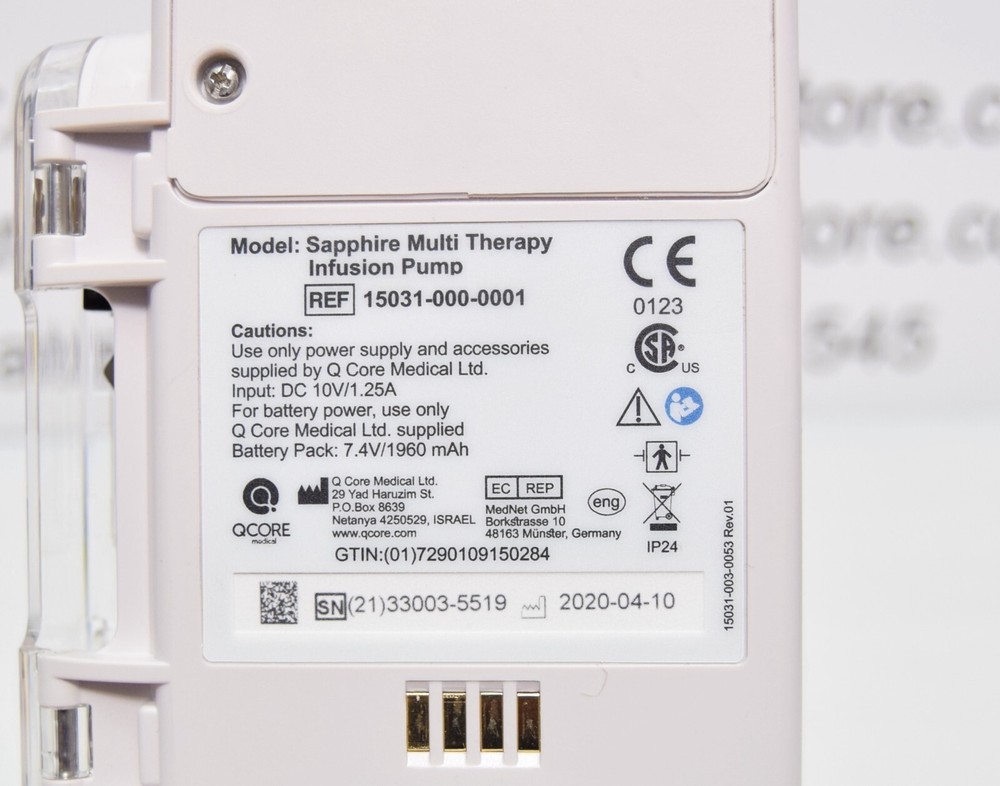 QCORE Sapphire multi therapy pump with accessories (New Unit)