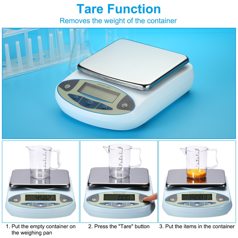 Lab Scale 5000gx0.01g High Precision Electronic Analytical Balance Sensitive