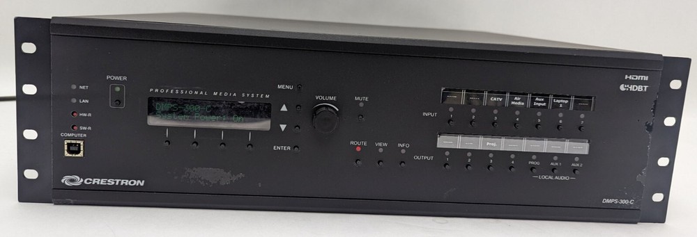 Crestron DMPS-300-C HDMI Rackmount Professional Media Presentation System TESTED