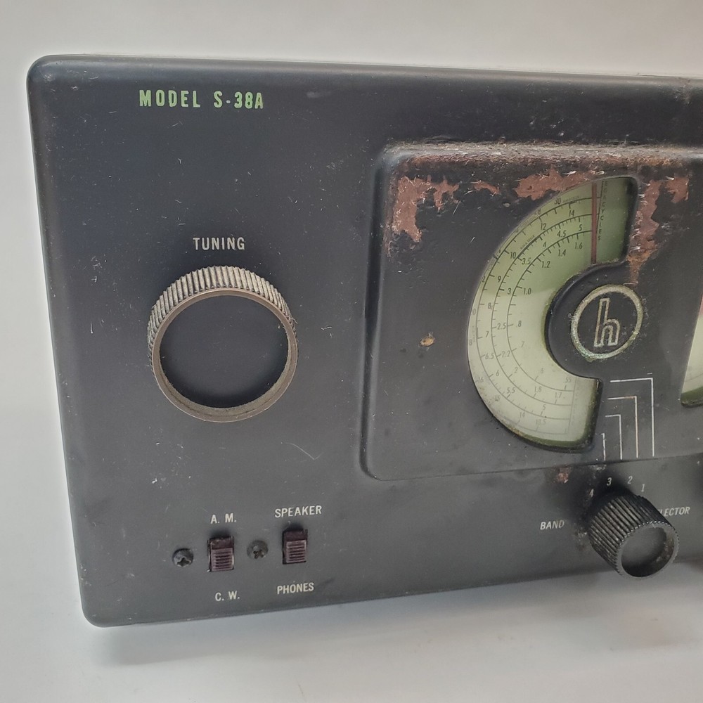 Vintage Hallicrafters S-38A Ham Shortwave Communications Receiver