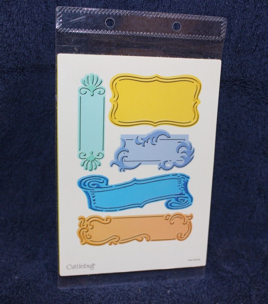 Cuttlebug Cutting Die and Embossing Folder - Labels