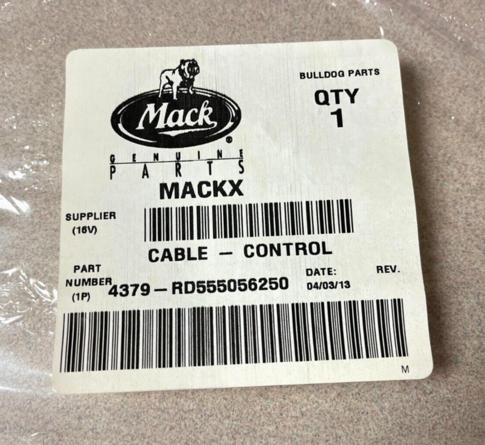 Mack Truck 4379-RD555056250 Cable Control Double Loop