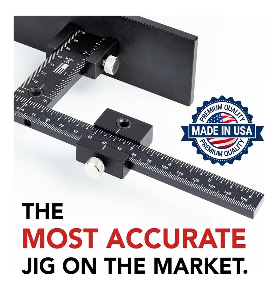 Cabinet Hardware Tool for Knobs and Pulls by True Position Tools