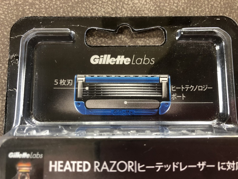 Gillette Labs Heated Razor Spare Blade 4 pcs Shaving Razor Replacement Blades