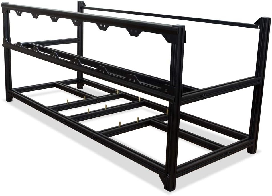 Kingwin Miner Rig Case W8 GPU Mining Stackable Frame Expert Crypto Mining