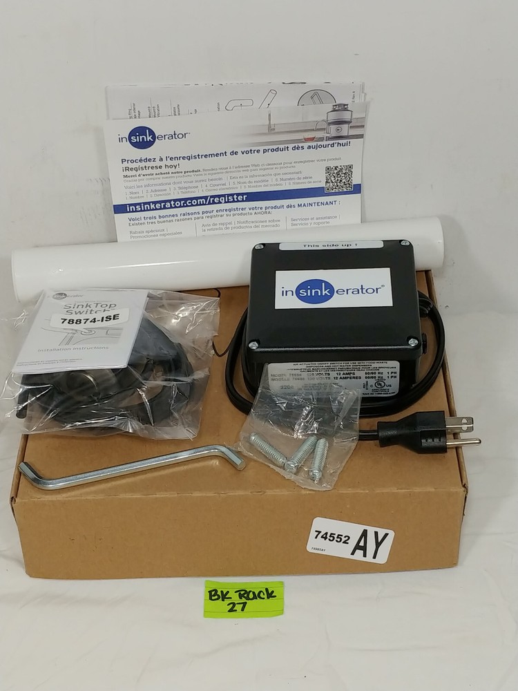 InSinkErator 74552AY Installation Kit New- Old Stock