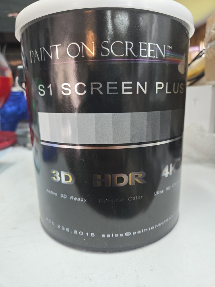 S1 Ultimate Contrast Projector Screen Paint | Single-Coat Projector Screen Pa...