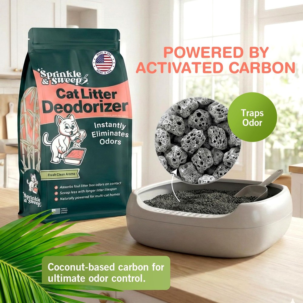 Litter Box Deodorizer | Cat Litter Deodorizer | Smell Control for Cats | Non-...
