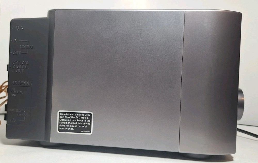 JVC FS-5000 Ultra Compact Component System CD FM AUX Marbled Gray 1998 Working