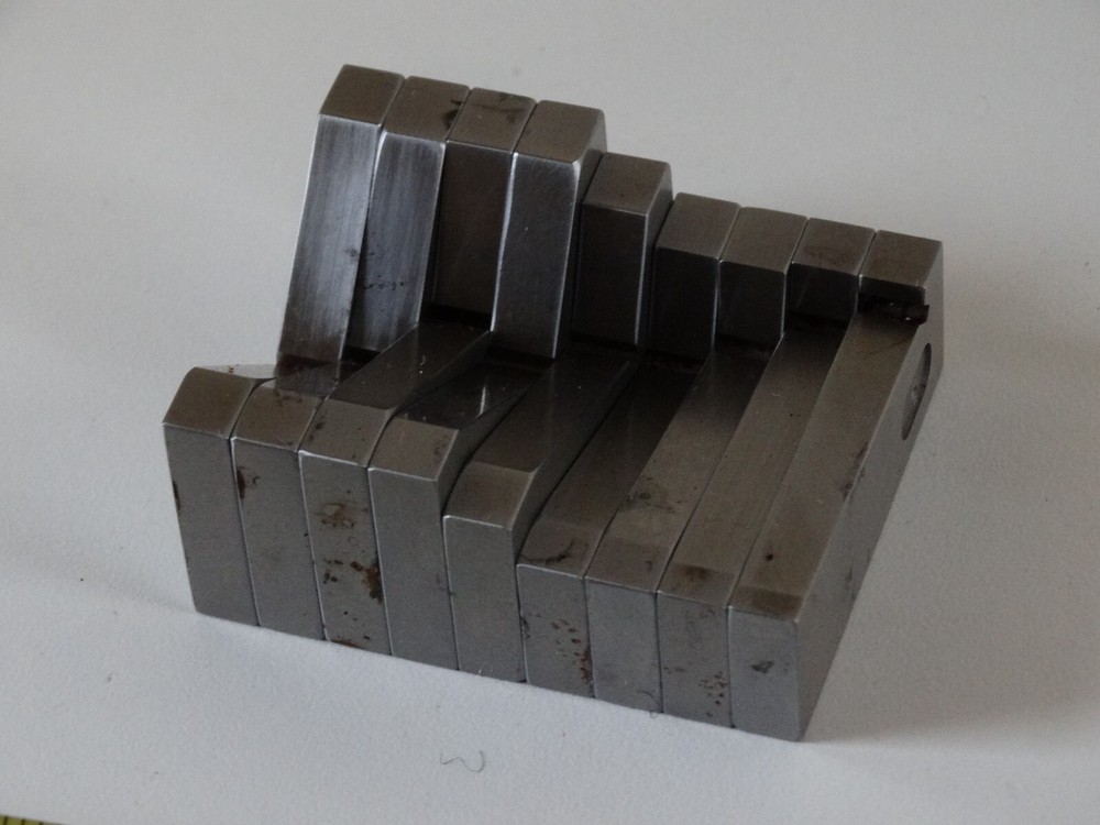 toolmaker  9 - mill angle Machinist Tool Maker Surface Grinding 1/4"x1 7/8" -DB