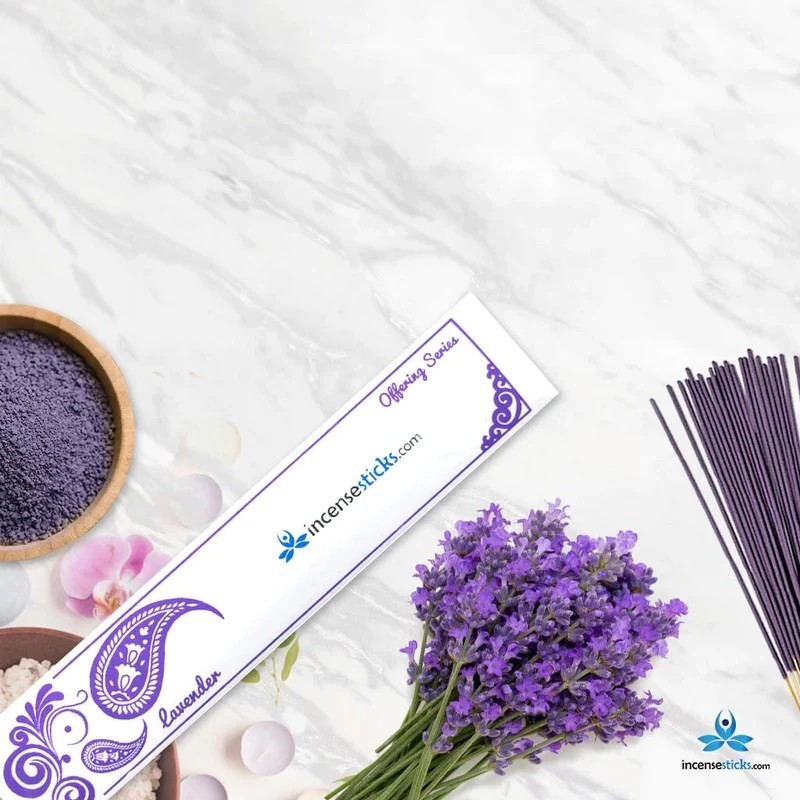Lavender Incense 10" 20 Sticks Pack: 5 Packs