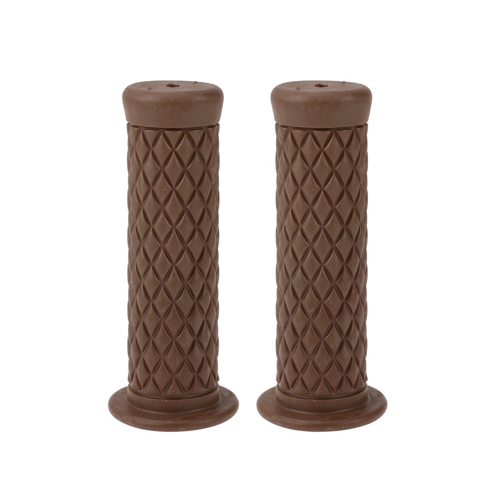 1" 25mm Motorcycle Knobs Throttle Handlebar Cover TPU Light Brown