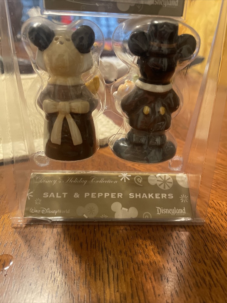Disney Holiday Salt Pepper Shakers