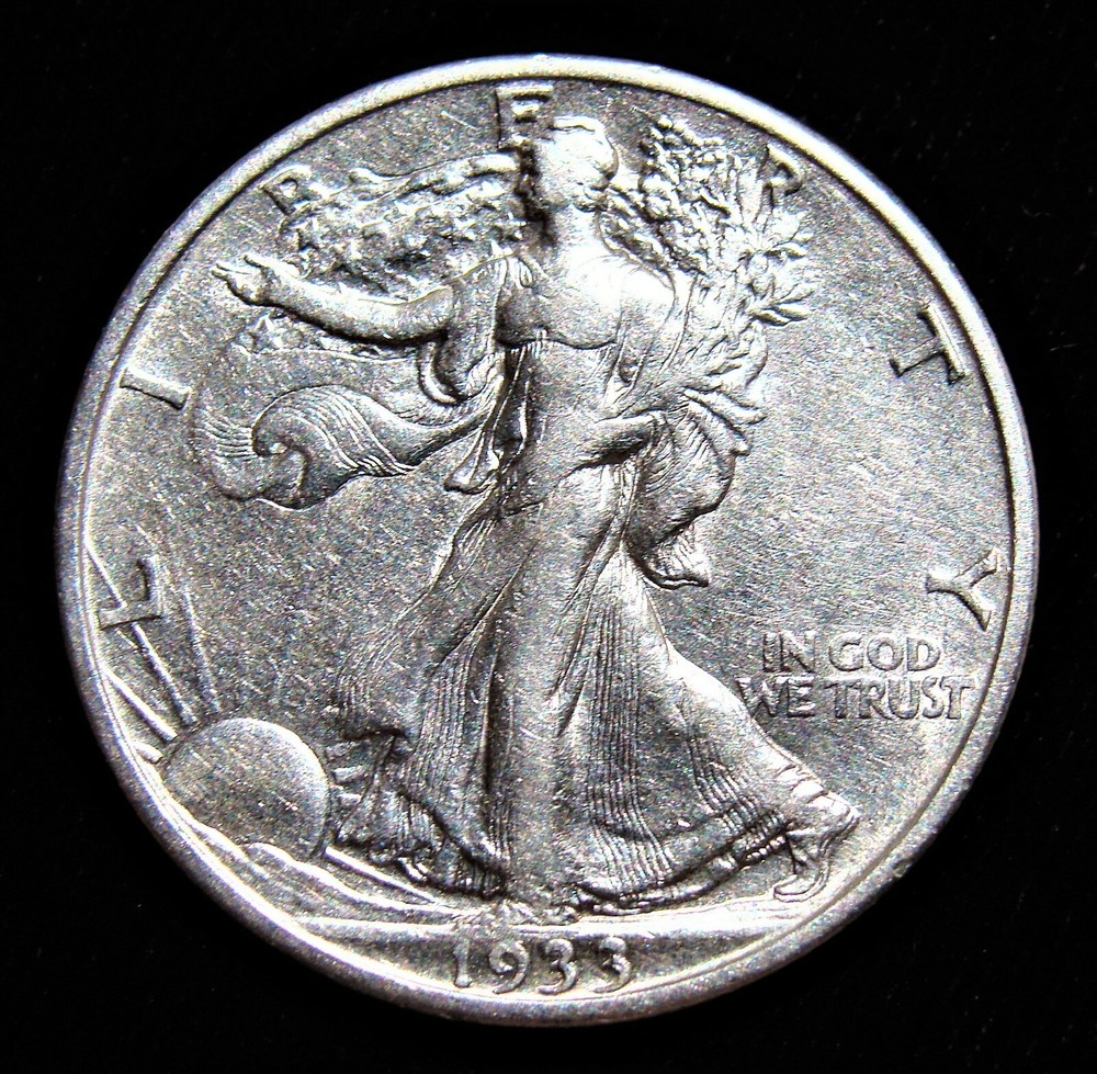 1933-S 50C Walking Liberty Half Dollar.
