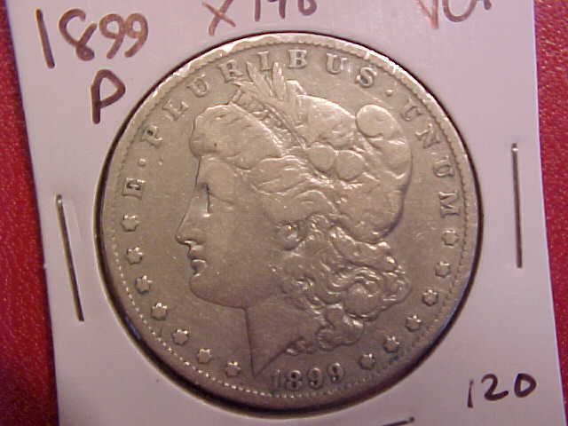 1899 MORGAN DOLLAR - CLEANED - VG+ - SEE PICS! - (X190)