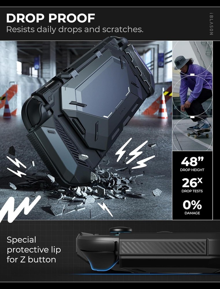 i-Blason for Nintendo Switch 2 Case, with Stand Dockable Foldable JoyCon Holder