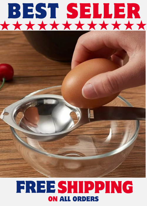 Egg Yolk White Separator Sieve Tool Easy Egg Divider for Baking Kitchen Gadget