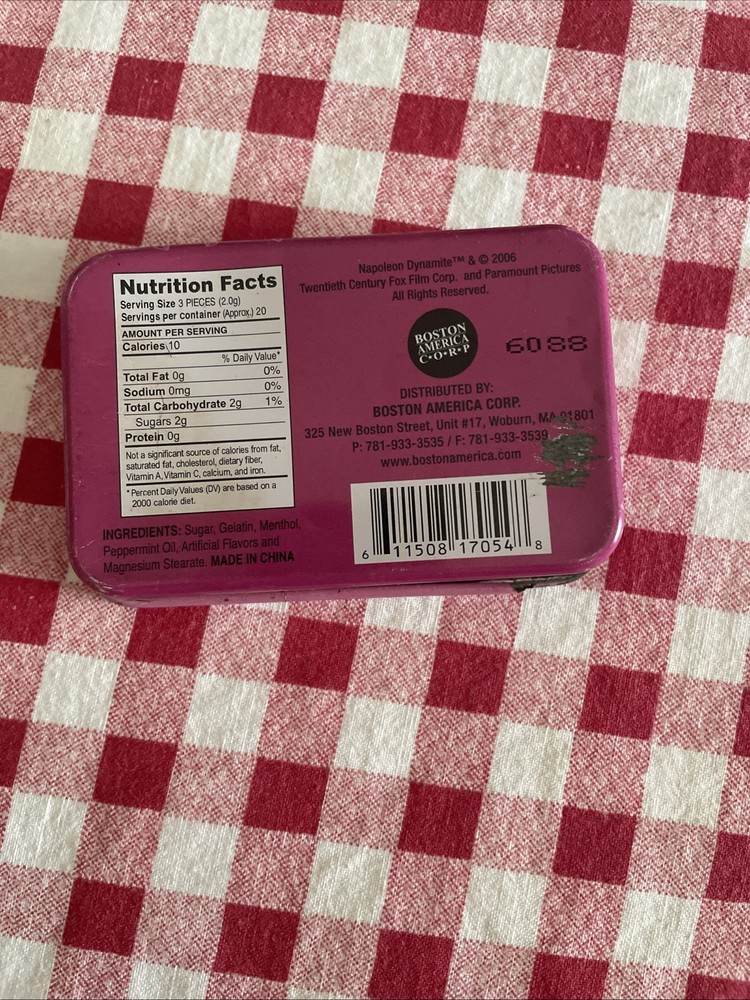 Napoleon Dynamite Flippin’ Sweet Peppermints Tin