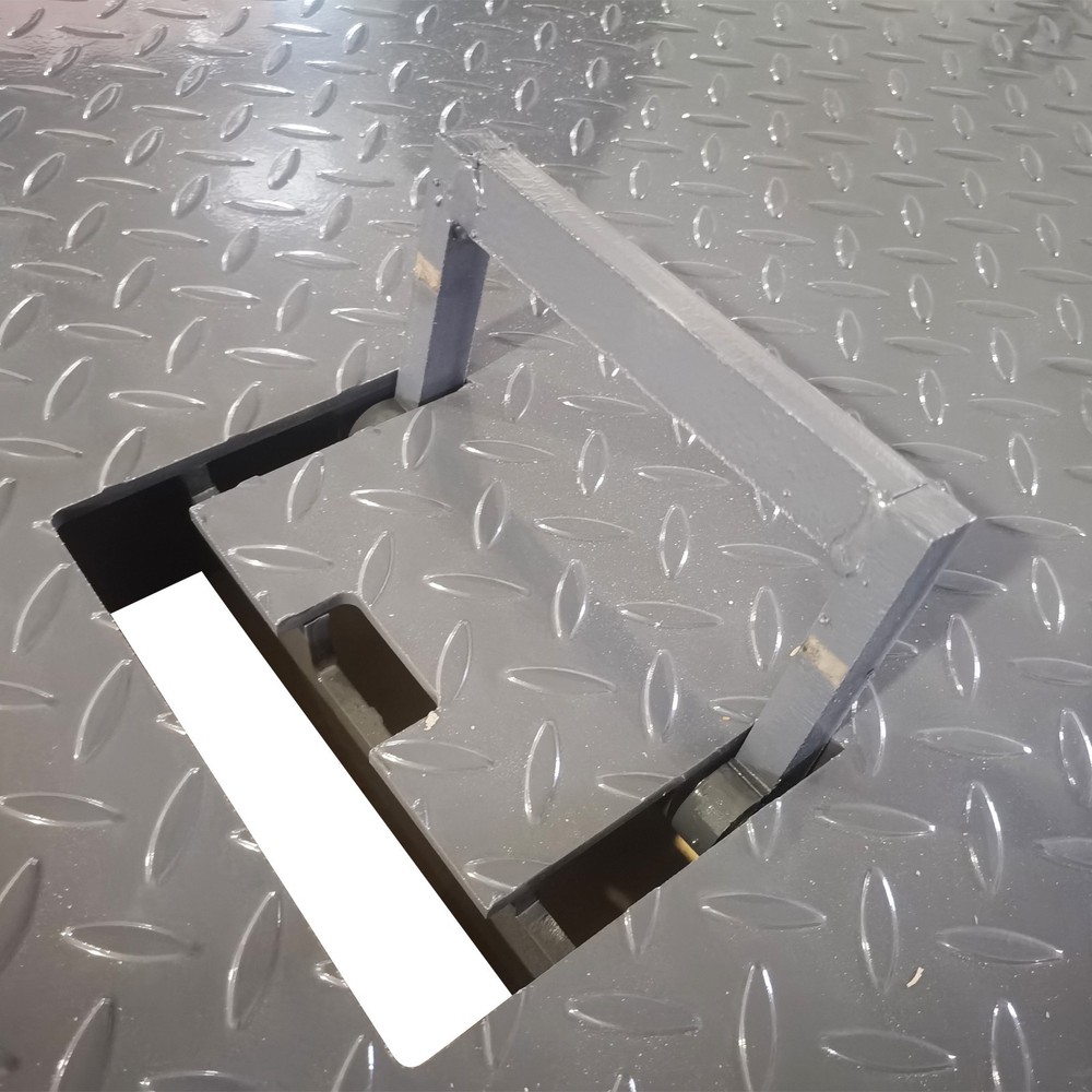 6000kg Heavy Duty Ground-to-Container Loading Ramp Platform Height-Adjustable
