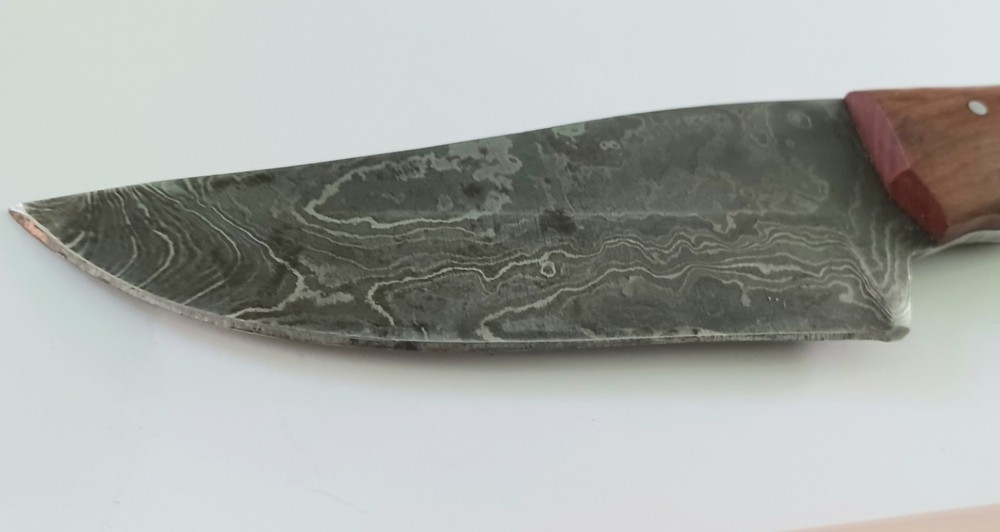 Antique Knife Handmade Pattern Damascus Dagger Bone Handle Sheath Scabbard
