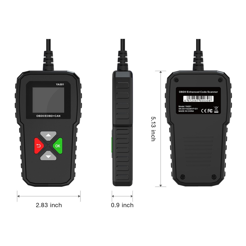 Automotive OBD Code Reader OBD2 Scanner Car Check Engine Fault Diagnostic Tool