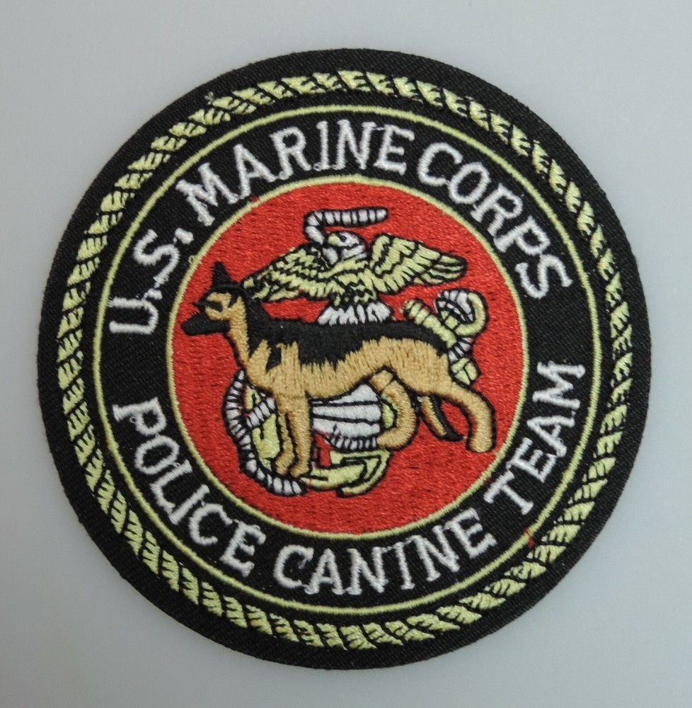 U.S. Marine Corps Police Canine Team Patch